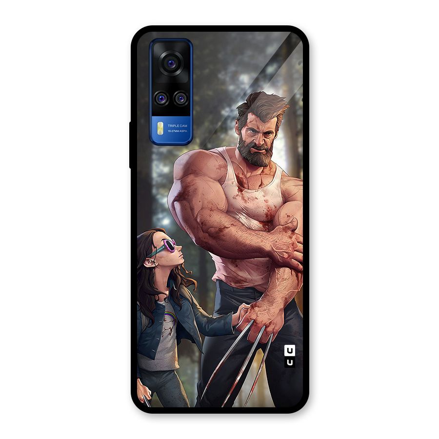 Laura Logan Glass Back Case for Vivo Y31