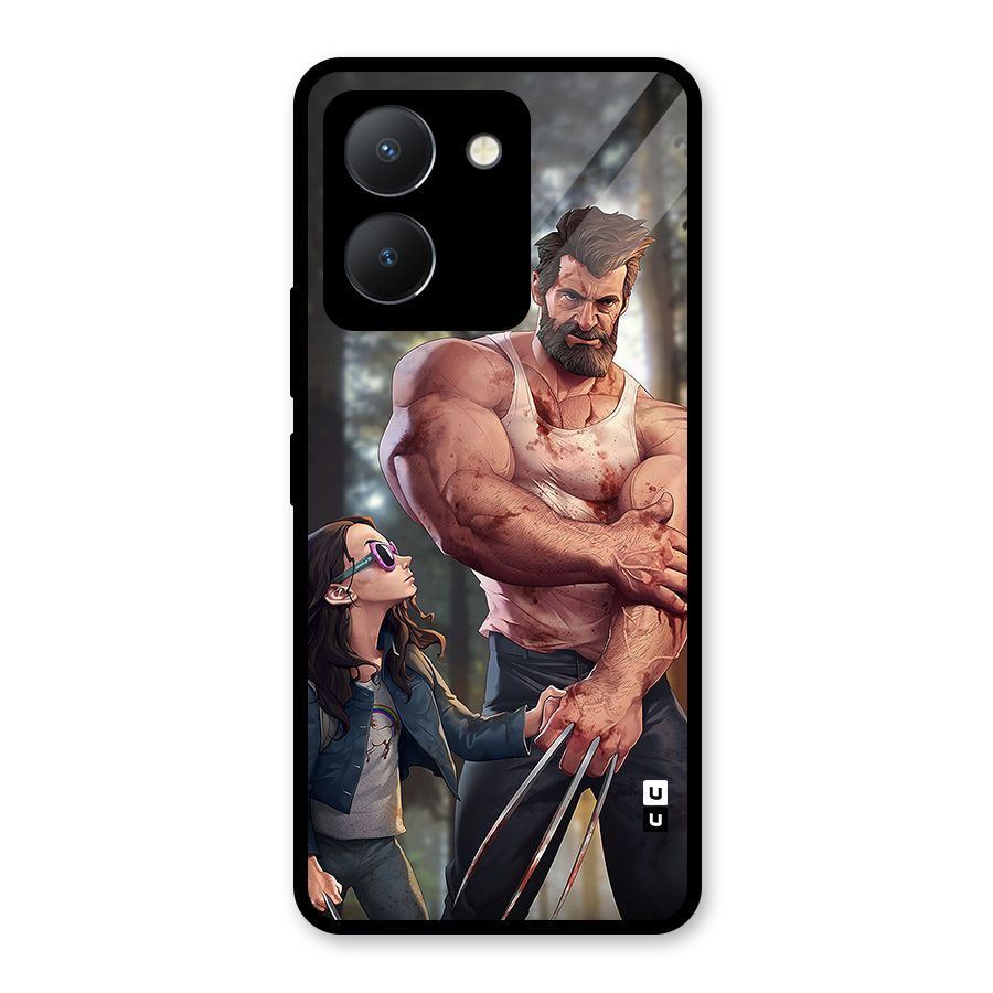 Laura Logan Glass Back Case for Vivo Y36