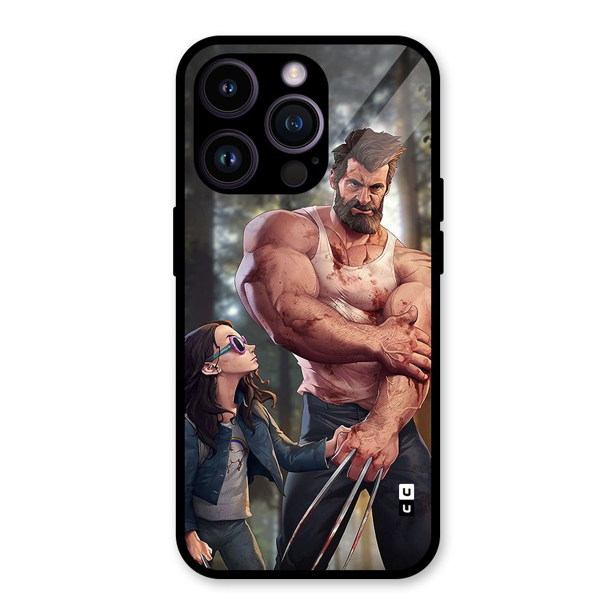 Laura Logan Glass Back Case for iPhone 14 Pro