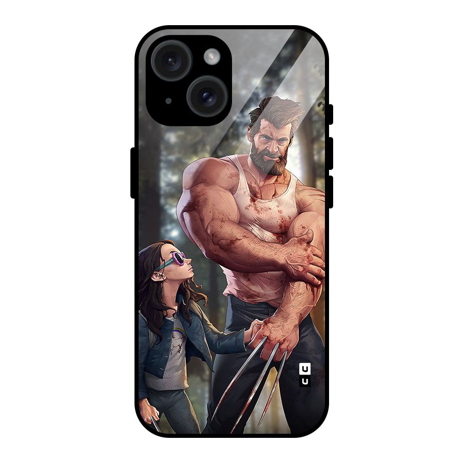 Laura Logan Glass Back Case for iPhone 15