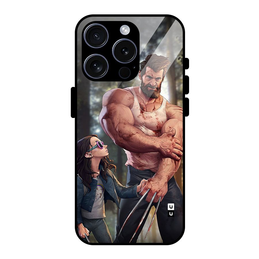 Laura Logan Glass Back Case for iPhone 15 Pro