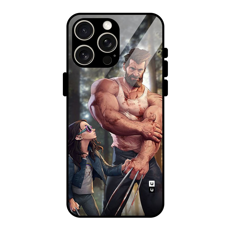 Laura Logan Glass Back Case for iPhone 15 Pro Max