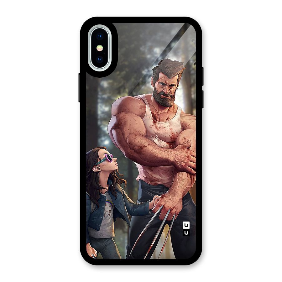 Laura Logan Glass Back Case for iPhone XS