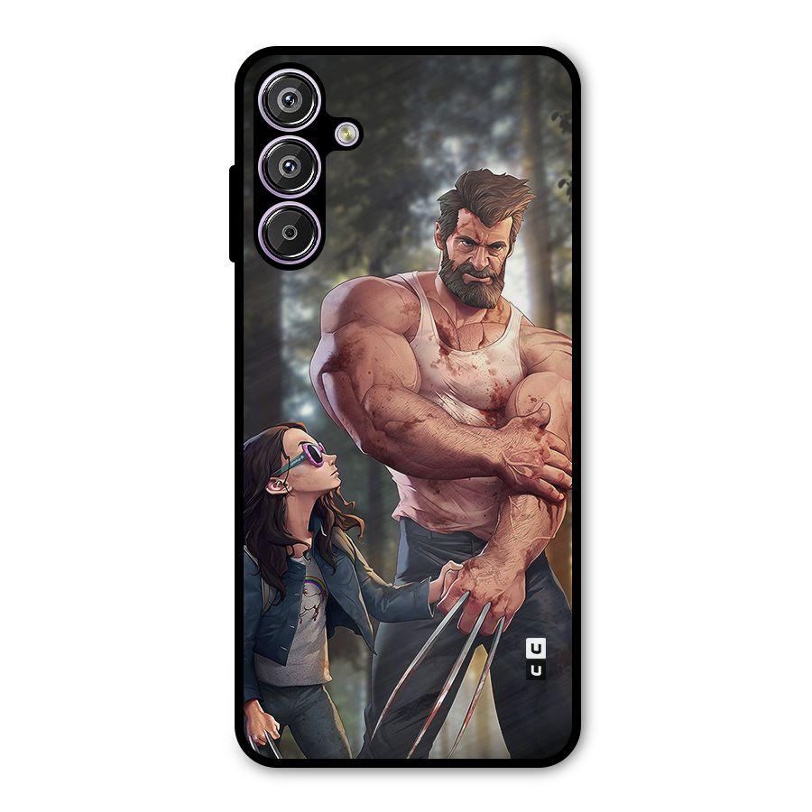Laura Logan Metal Back Case for Galaxy F15