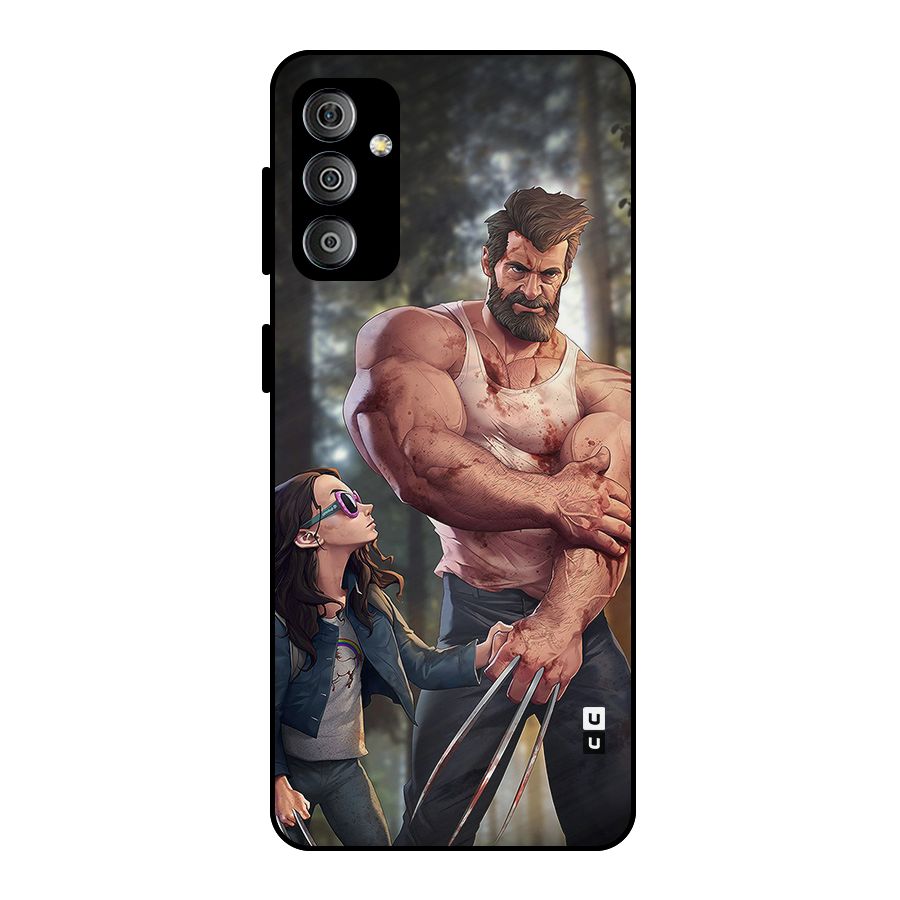Laura Logan Metal Back Case for Galaxy F23