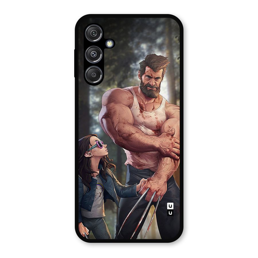 Laura Logan Metal Back Case for Galaxy M34 5G