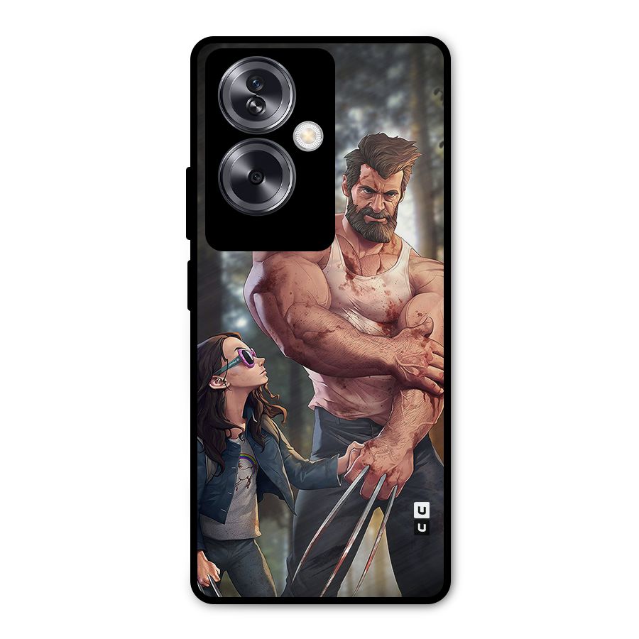 Laura Logan Metal Back Case for Oppo A79 5G