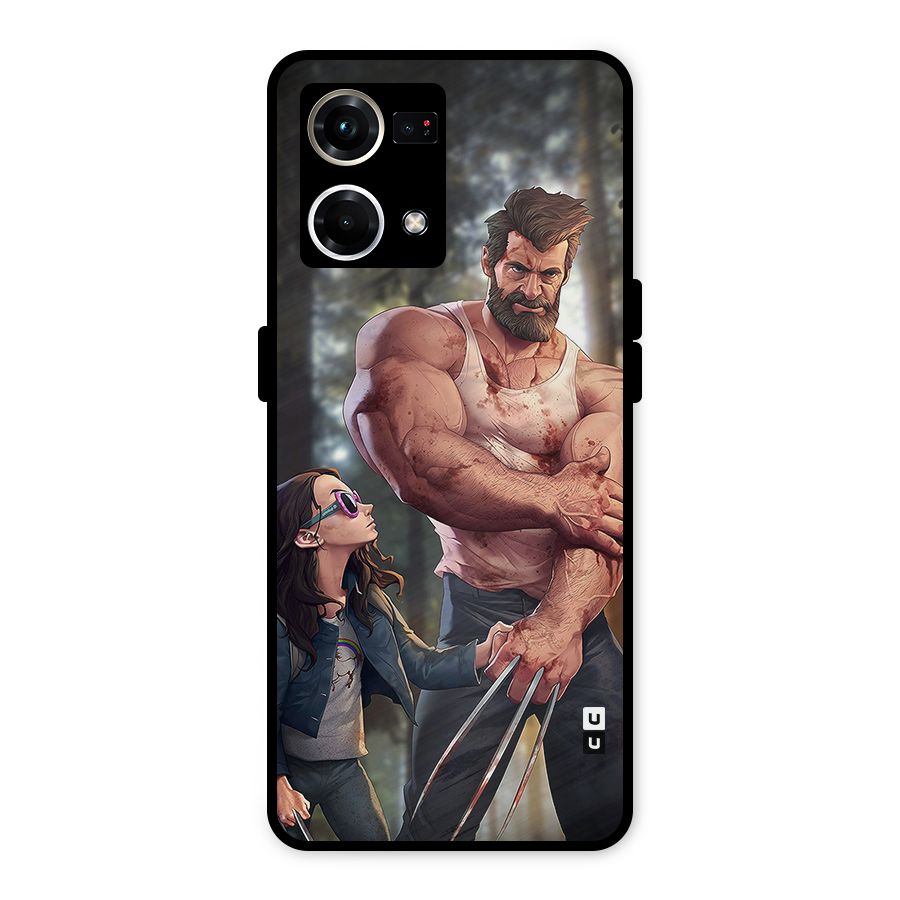 Laura Logan Metal Back Case for Oppo F21 Pro 4G
