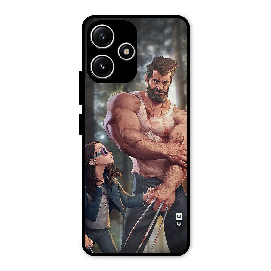 Laura Logan Metal Back Case for Poco M6 Pro