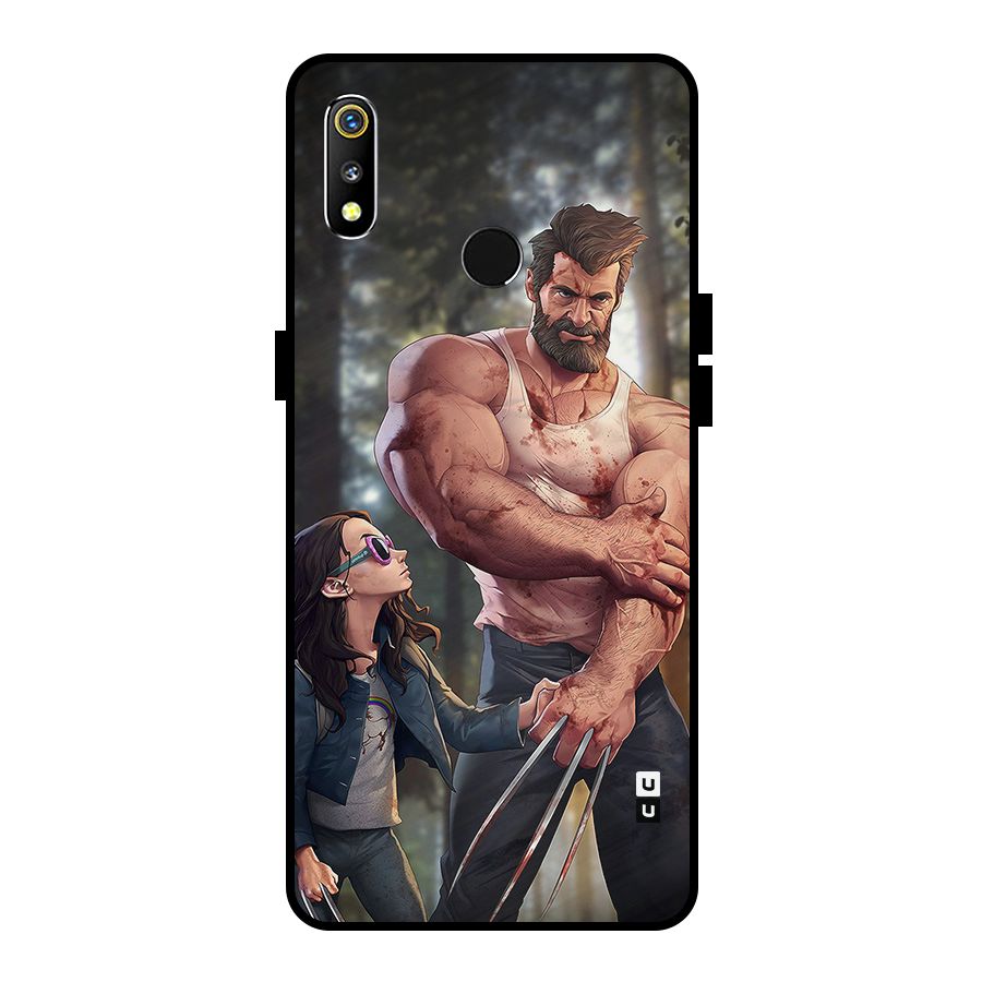 Laura Logan Metal Back Case for Realme 3