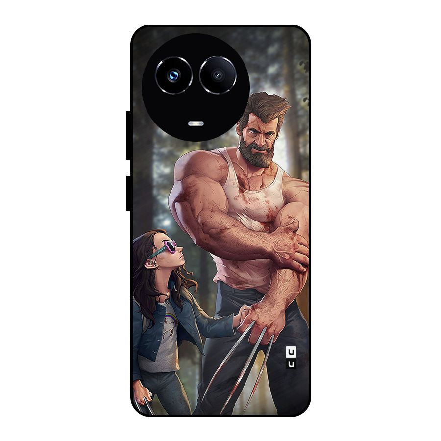 Laura Logan Metal Back Case for Realme Narzo 60X
