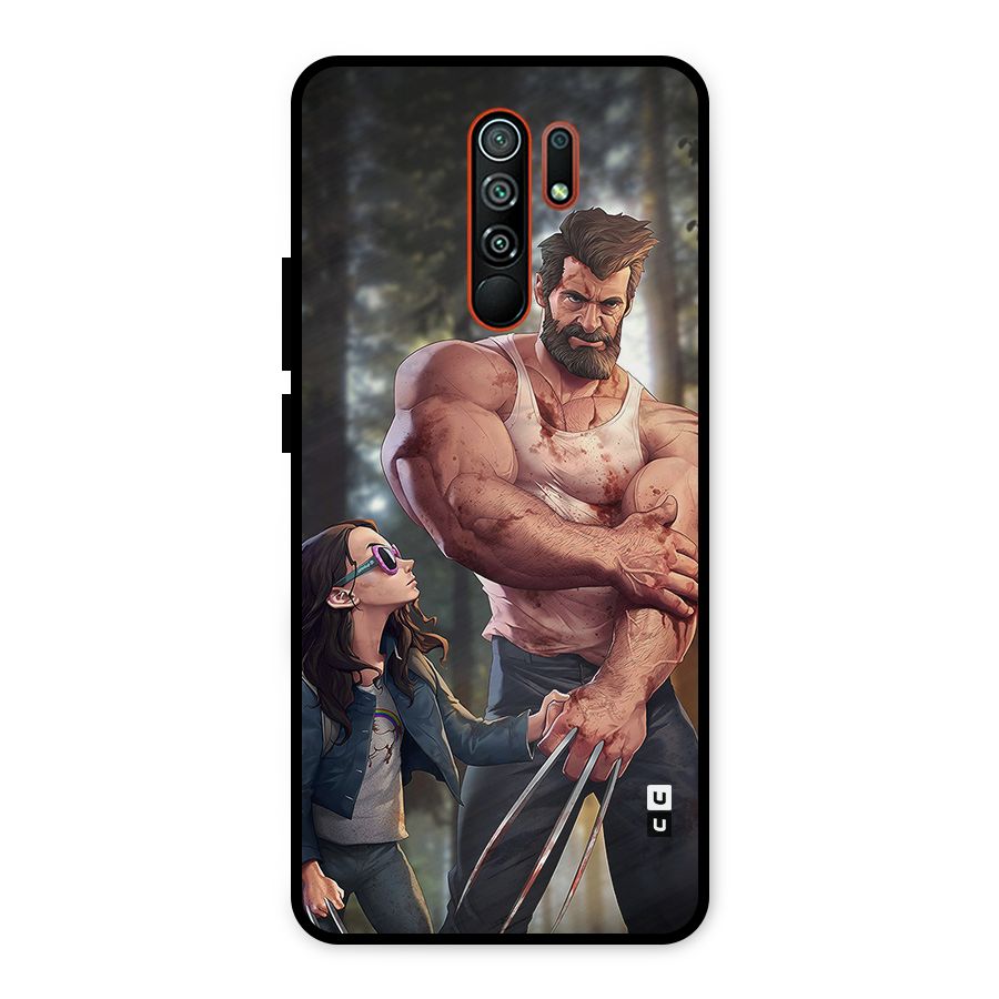 Laura Logan Metal Back Case for Redmi 9 Prime