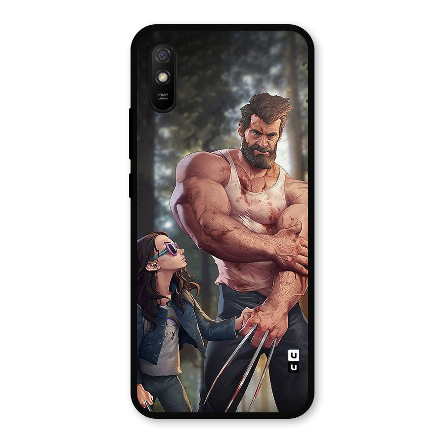 Laura Logan Metal Back Case for Redmi 9i