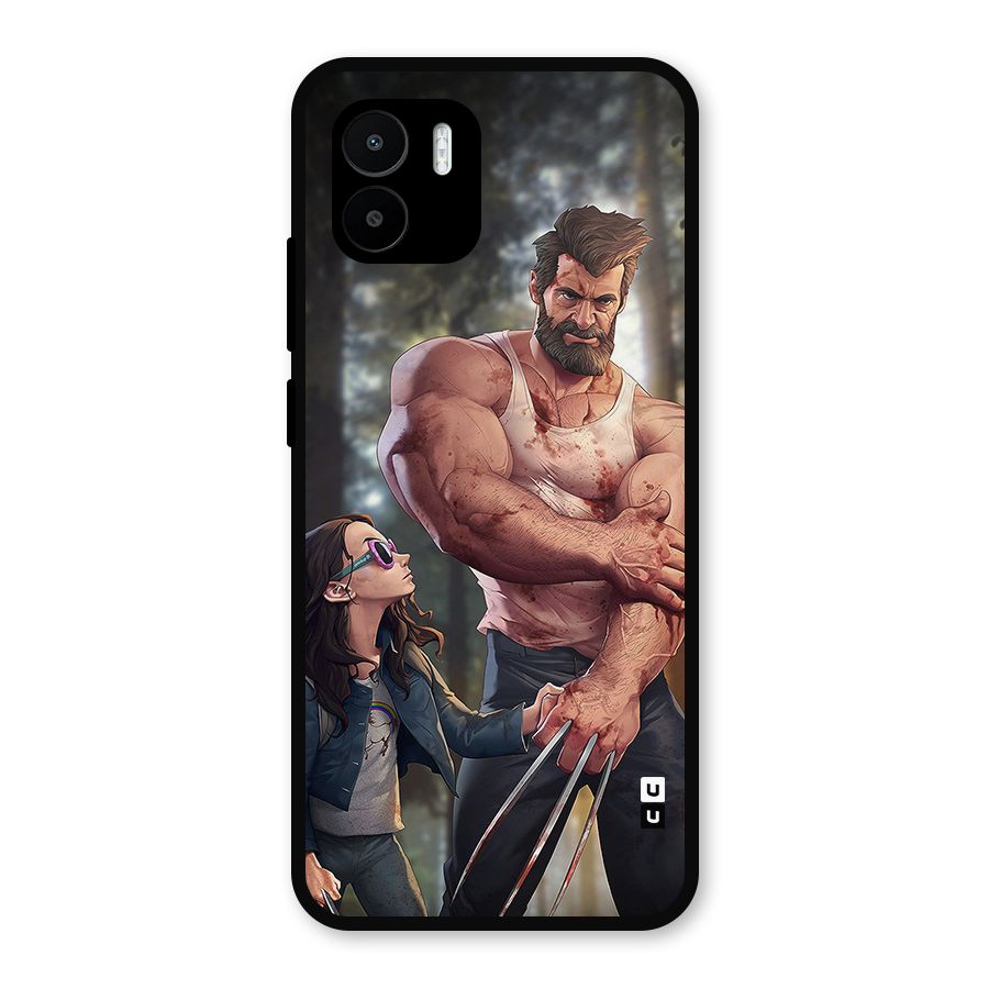 Laura Logan Metal Back Case for Redmi A1