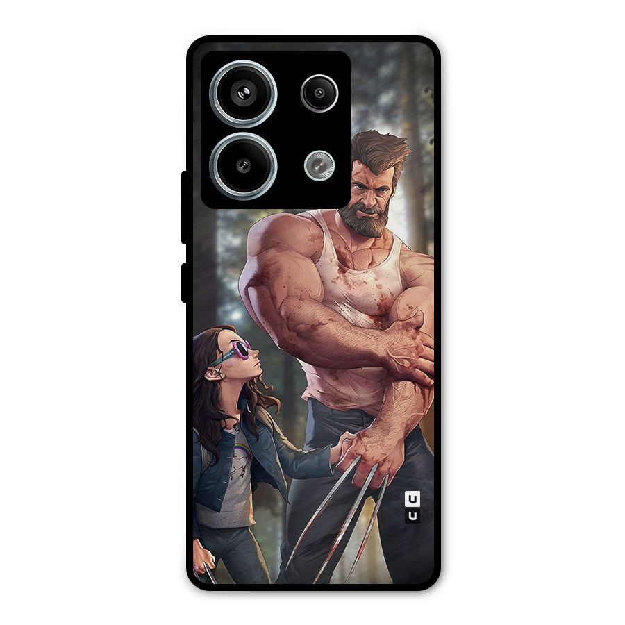 Laura Logan Metal Back Case for Redmi Note 13 Pro 5G
