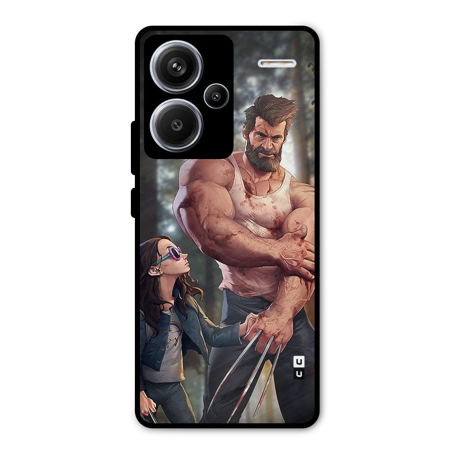 Laura Logan Metal Back Case for Redmi Note 13 Pro Plus