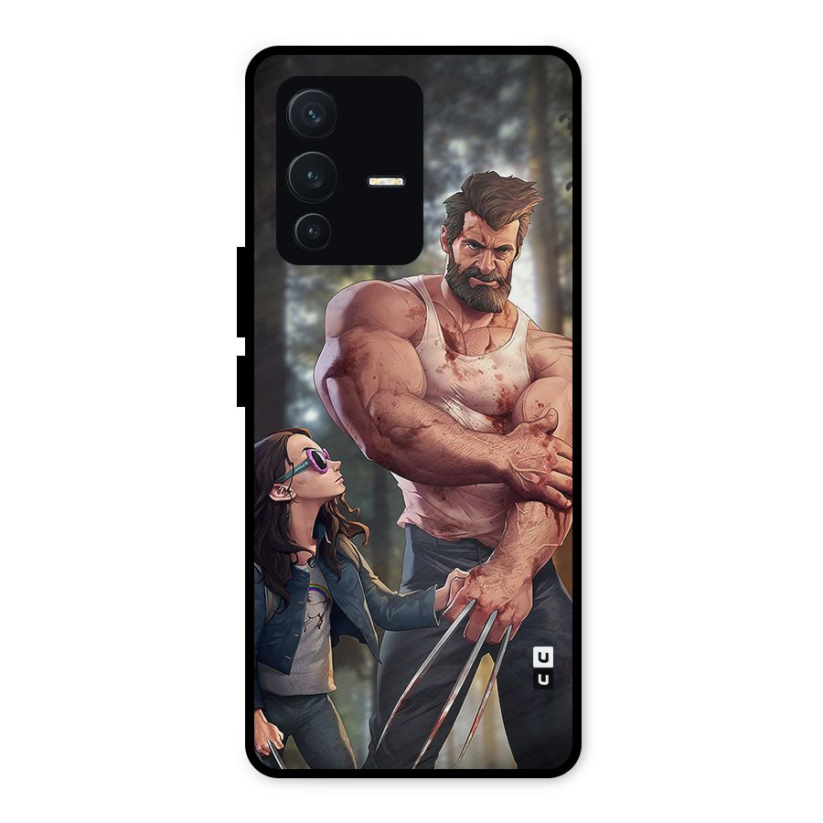 Laura Logan Metal Back Case for Vivo V23 5G