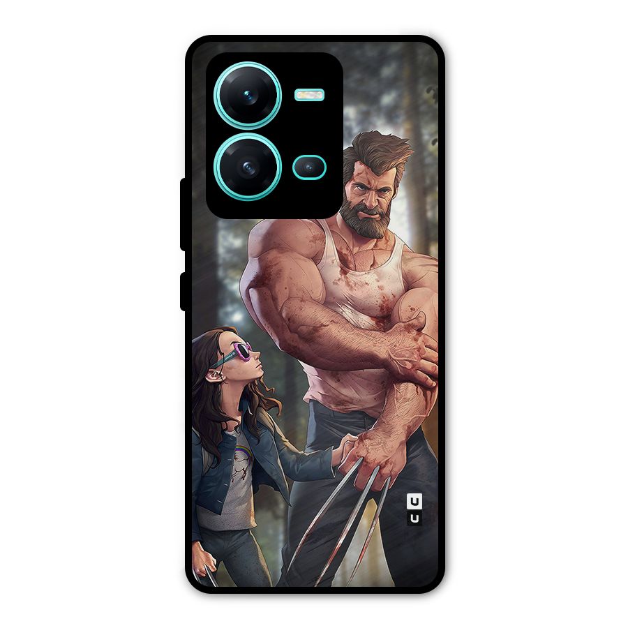 Laura Logan Metal Back Case for Vivo V25