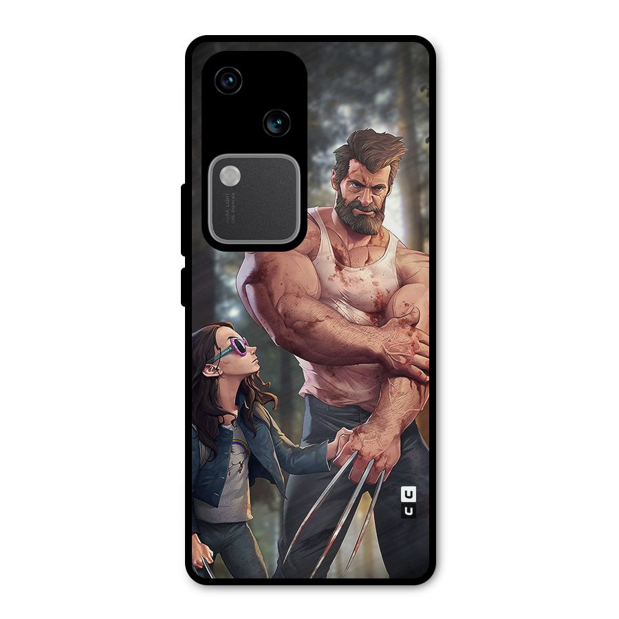 Laura Logan Metal Back Case for Vivo V30 Pro