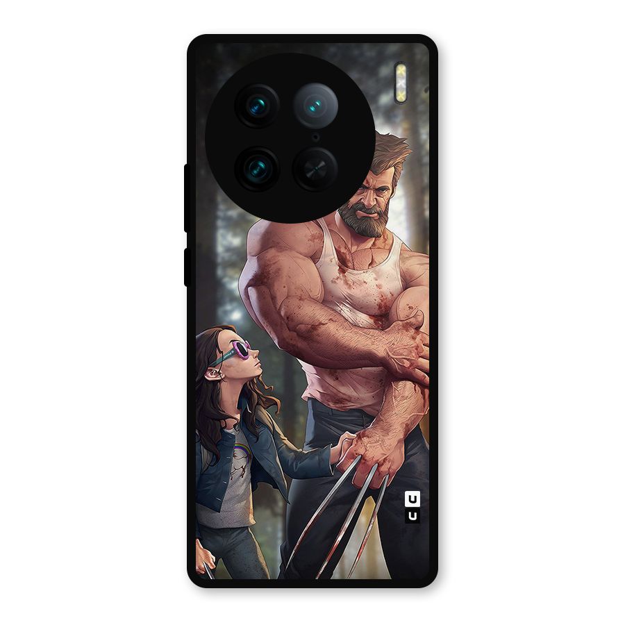 Laura Logan Metal Back Case for Vivo X90 Pro