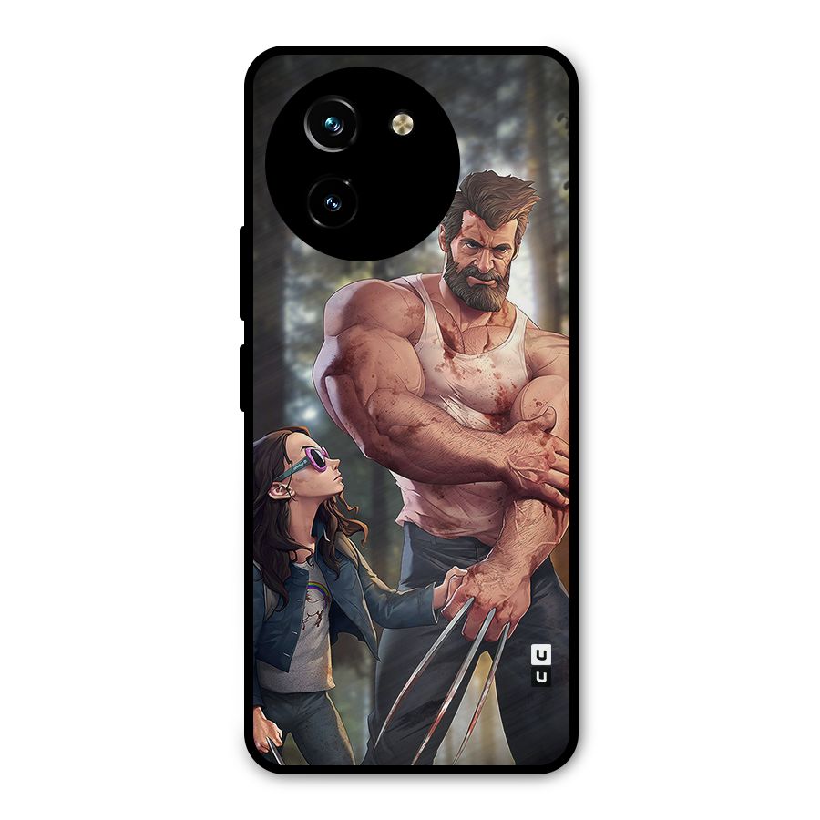 Laura Logan Metal Back Case for Vivo Y200i