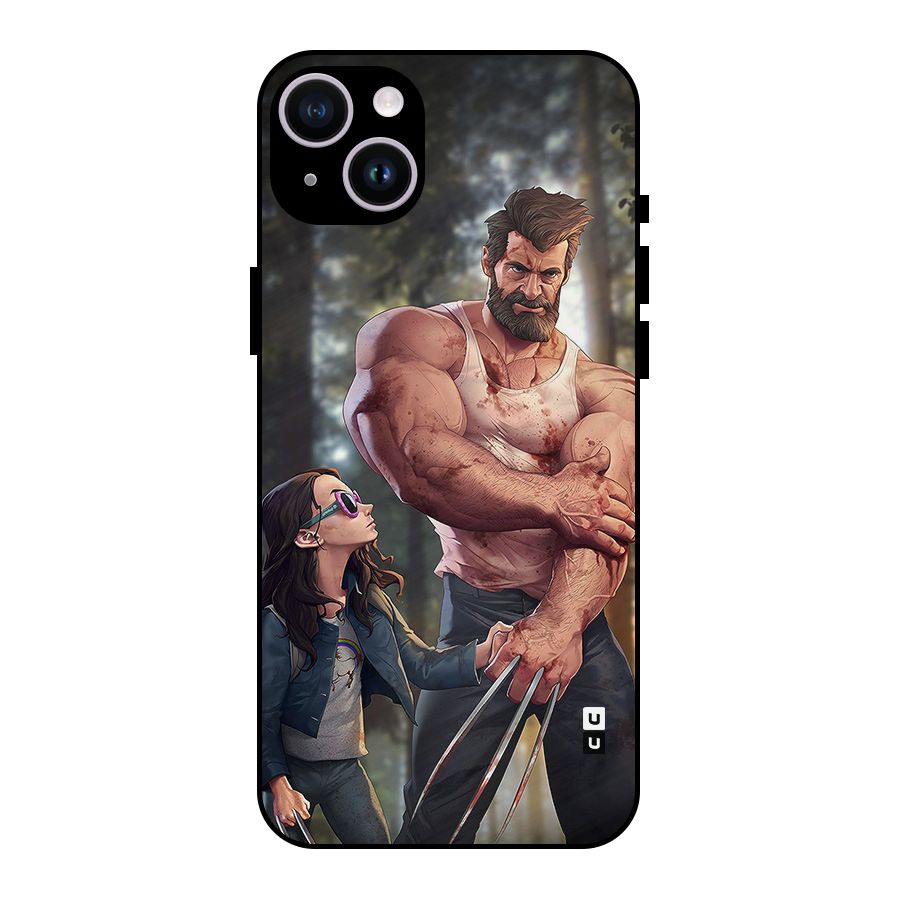 Laura Logan Metal Back Case for iPhone 14 Plus