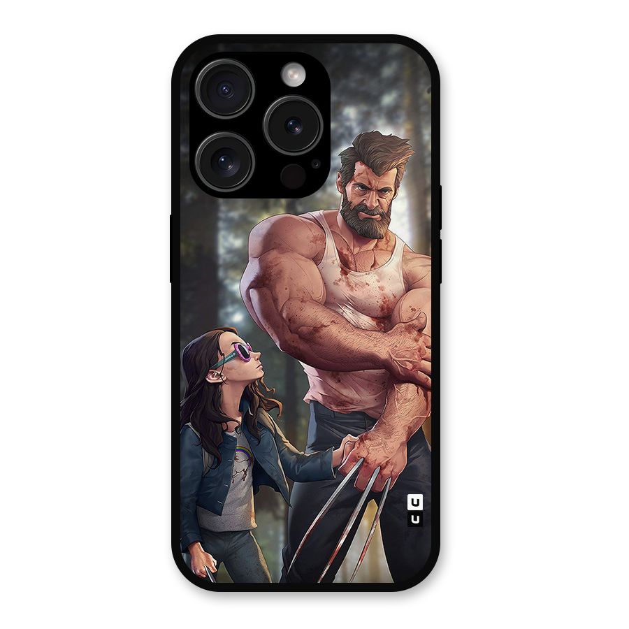 Laura Logan Metal Back Case for iPhone 15 Pro
