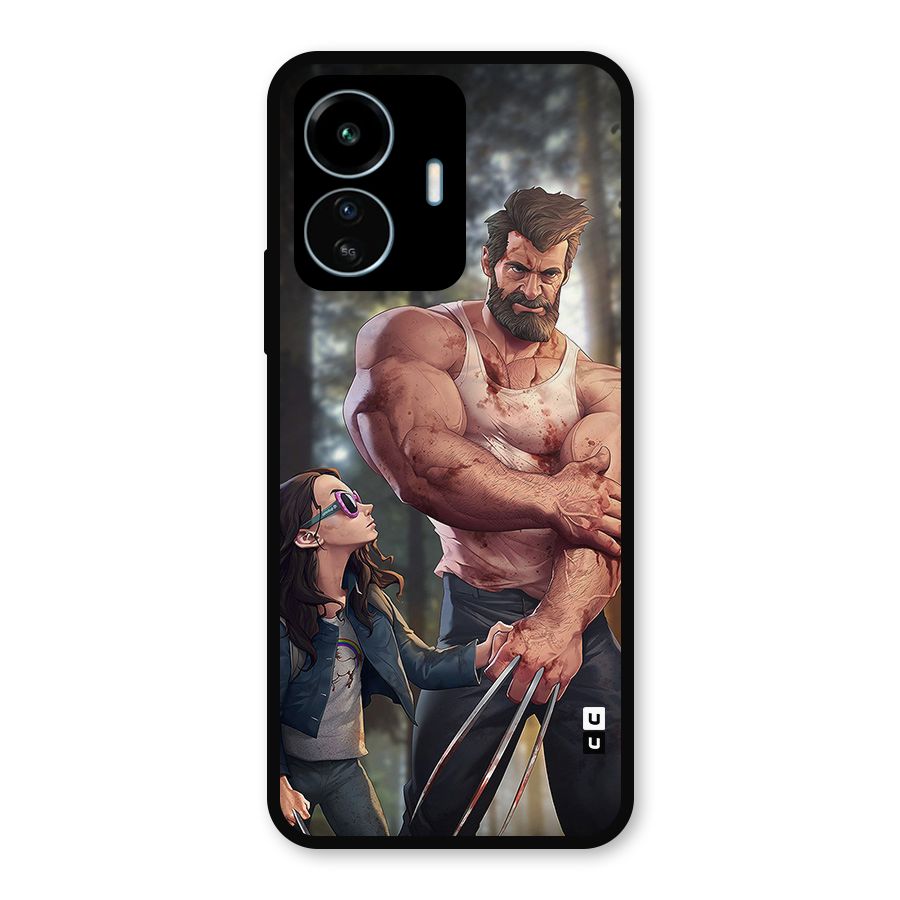 Laura Logan Metal Back Case for vivo iQOO Z6 Lite 5G