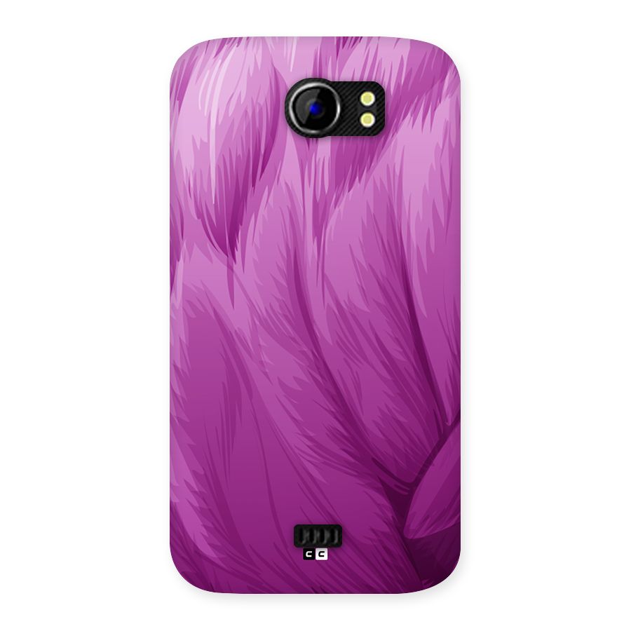 Lavender Furrs Back Case for Canvas 2 A110