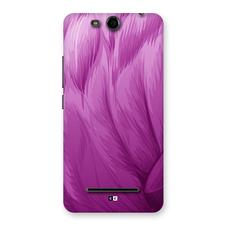 Lavender Furrs Back Case for Canvas Juice 3 Q392