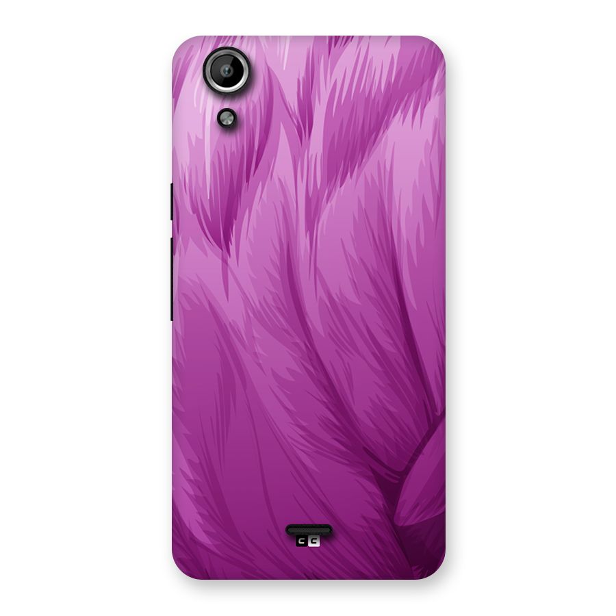 Lavender Furrs Back Case for Canvas Selfie Lens Q345
