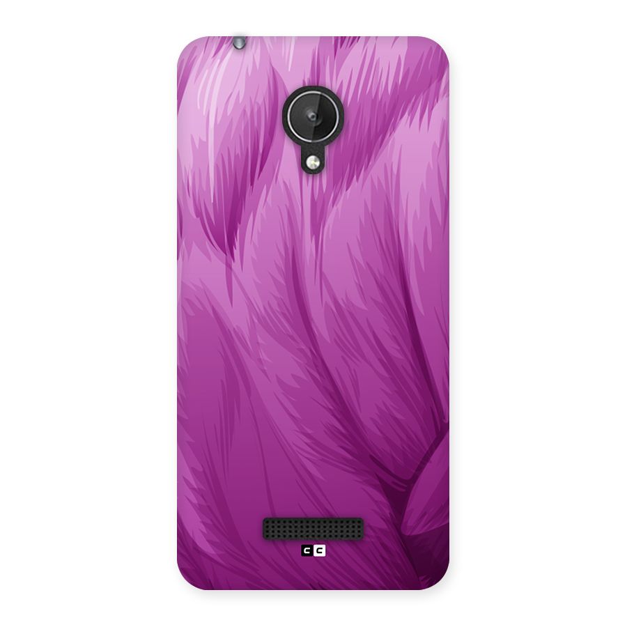Lavender Furrs Back Case for Canvas Spark Q380