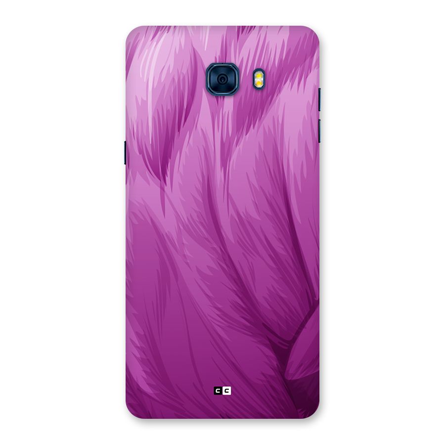 Lavender Furrs Back Case for Galaxy C7 Pro