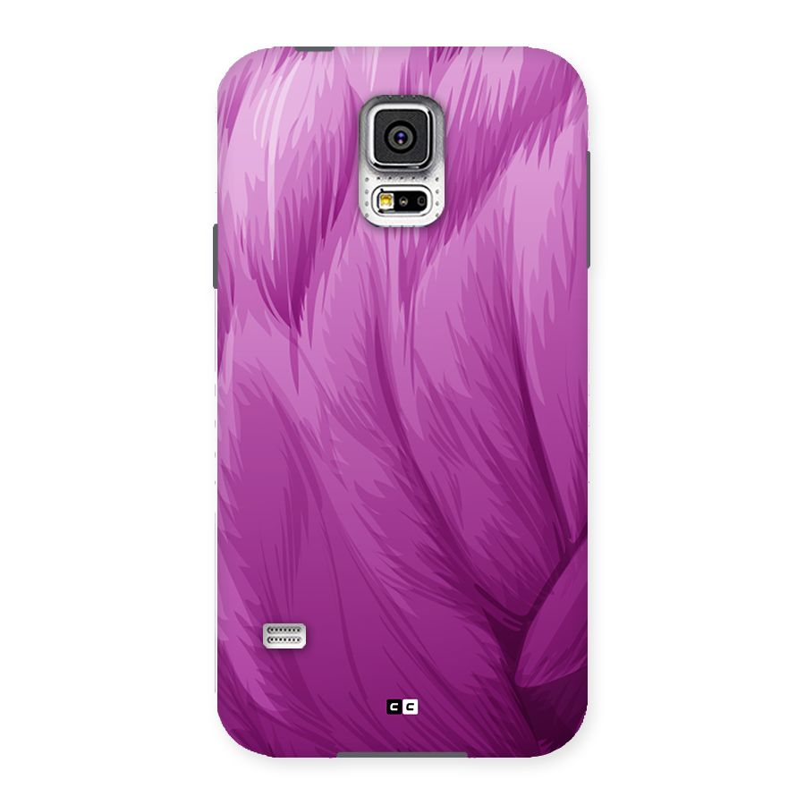 Lavender Furrs Back Case for Galaxy S5