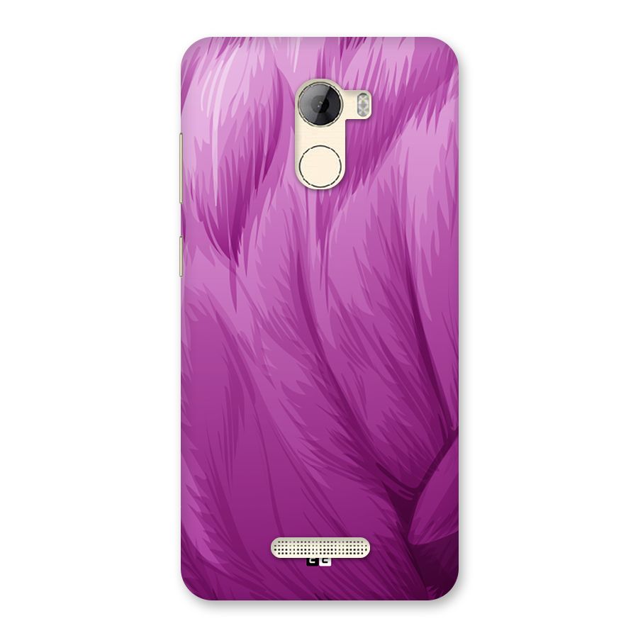 Lavender Furrs Back Case for Gionee A1 LIte