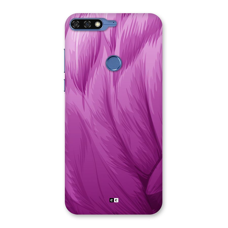 Lavender Furrs Back Case for Honor 7C