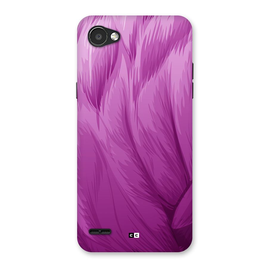 Lavender Furrs Back Case for LG Q6