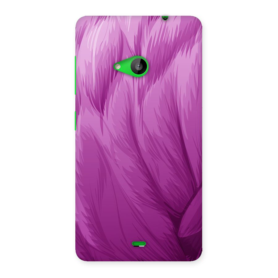 Lavender Furrs Back Case for Lumia 535
