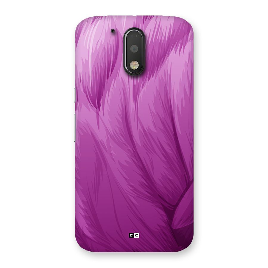 Lavender Furrs Back Case for Moto G4