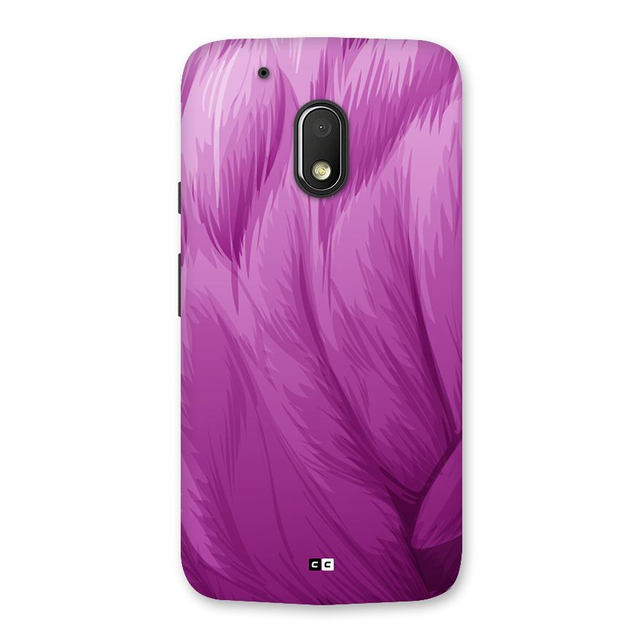 Lavender Furrs Back Case for Moto G4 Play