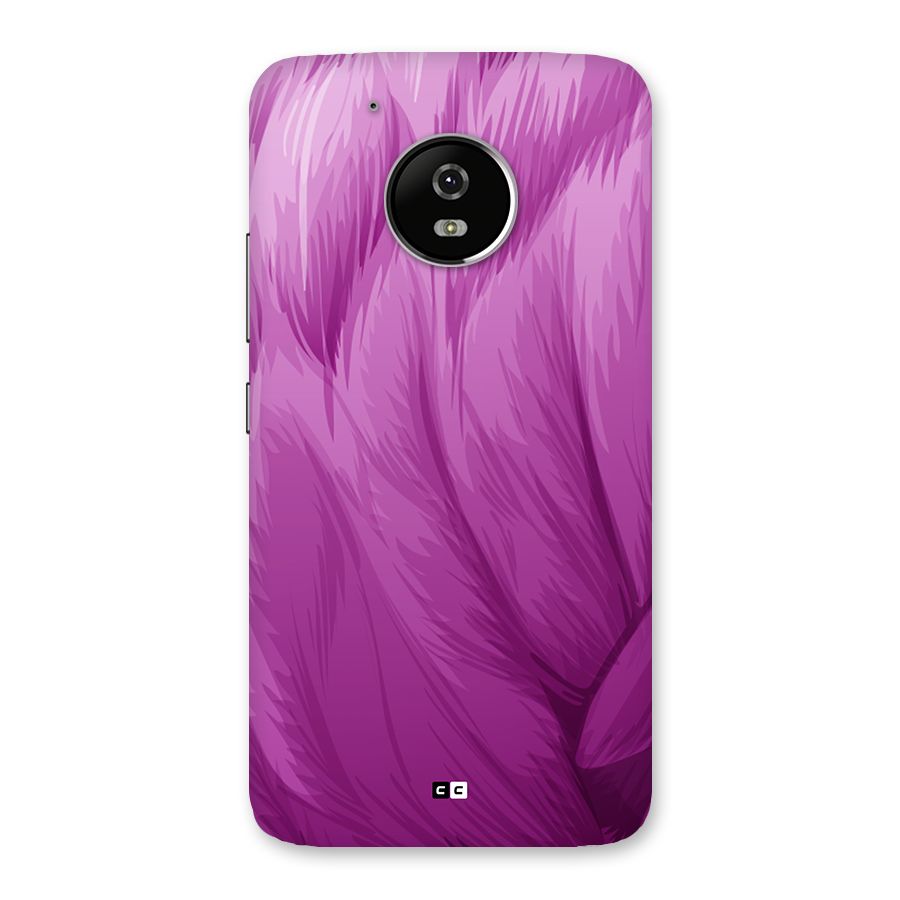 Lavender Furrs Back Case for Moto G5