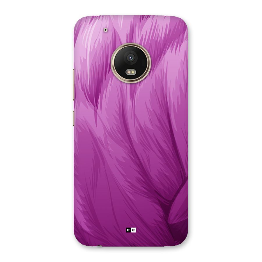 Lavender Furrs Back Case for Moto G5 Plus