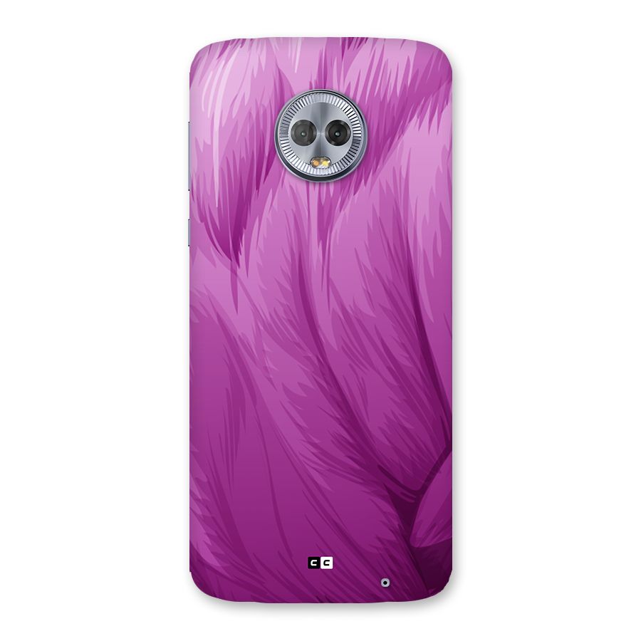Lavender Furrs Back Case for Moto G6 Plus