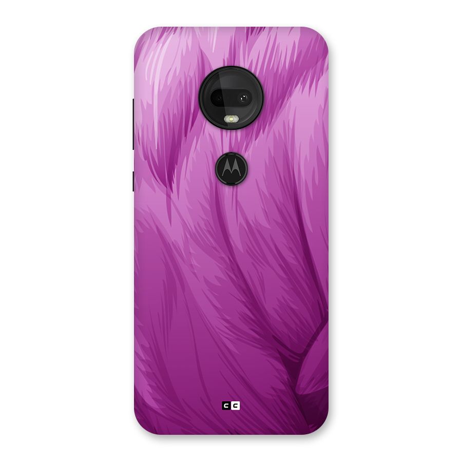 Lavender Furrs Back Case for Moto G7