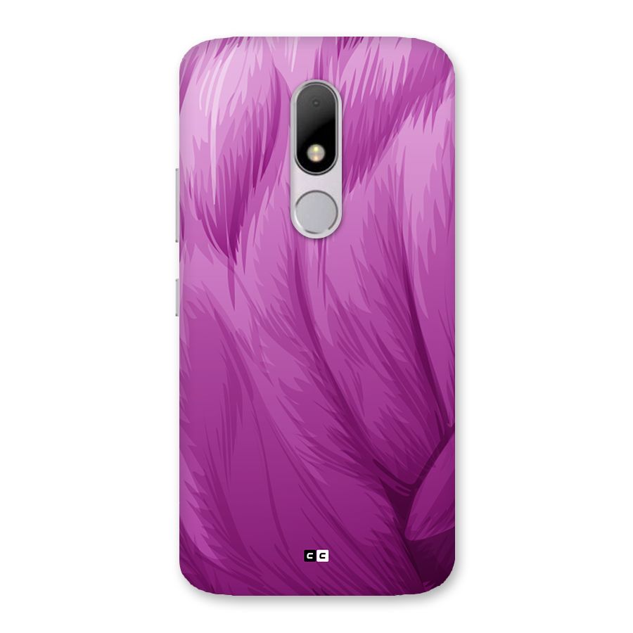 Lavender Furrs Back Case for Moto M