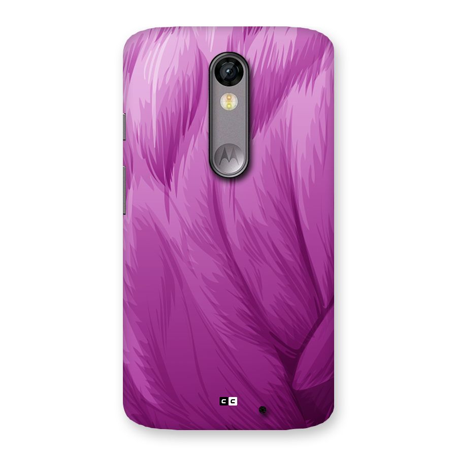 Lavender Furrs Back Case for Moto X Force
