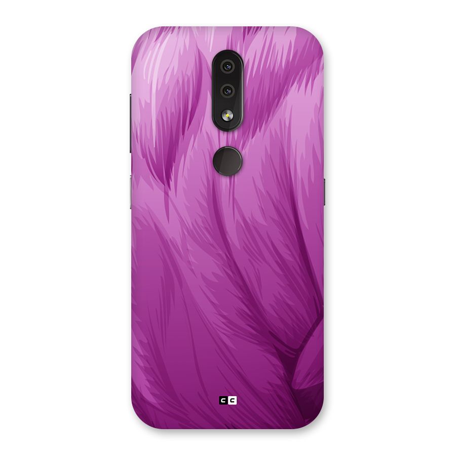 Lavender Furrs Back Case for Nokia 4.2