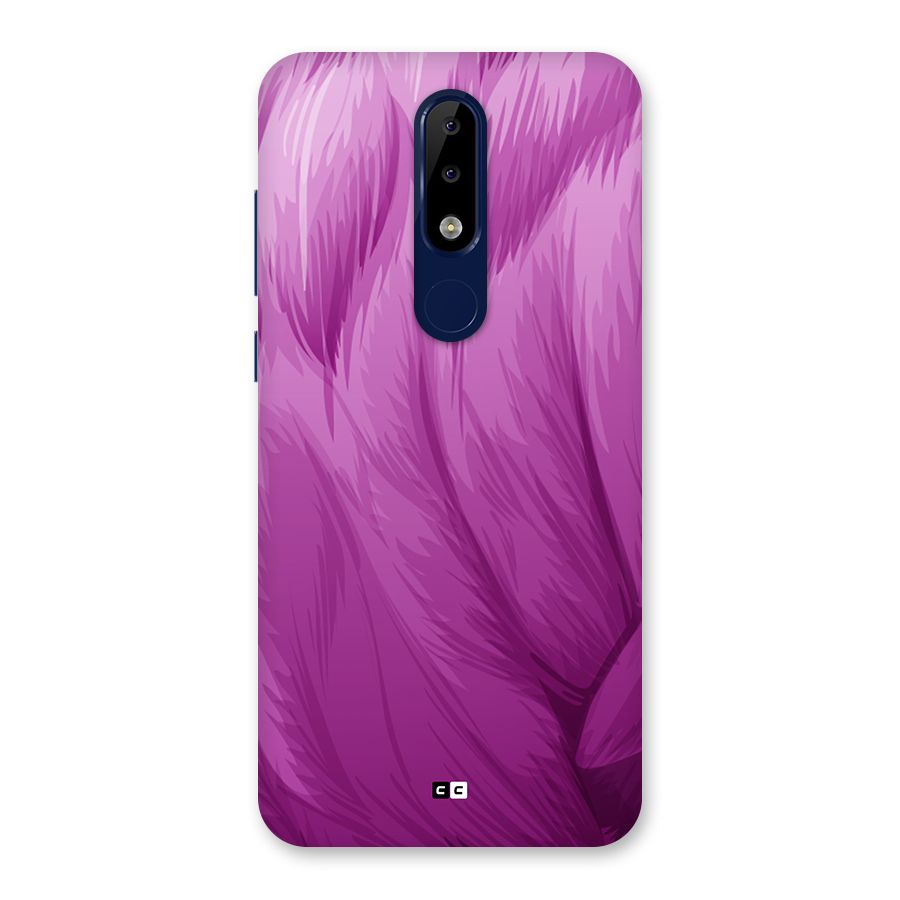 Lavender Furrs Back Case for Nokia 5.1 Plus