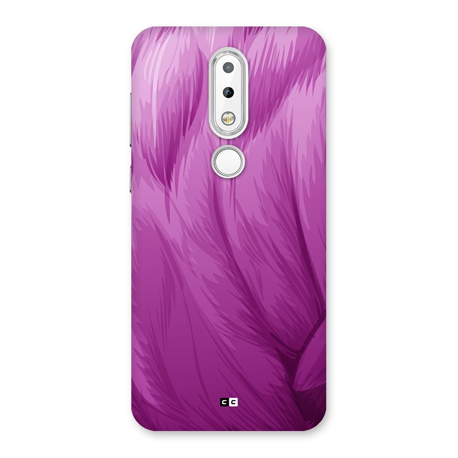 Lavender Furrs Back Case for Nokia 6.1 Plus