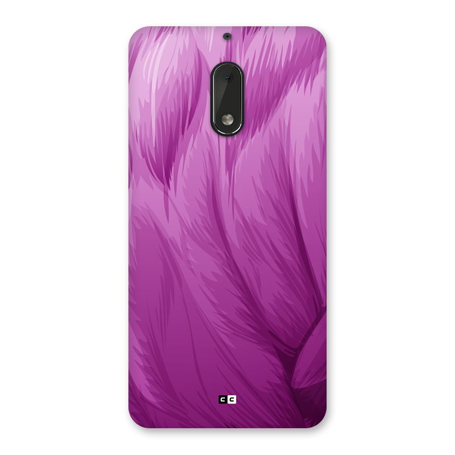Lavender Furrs Back Case for Nokia 6